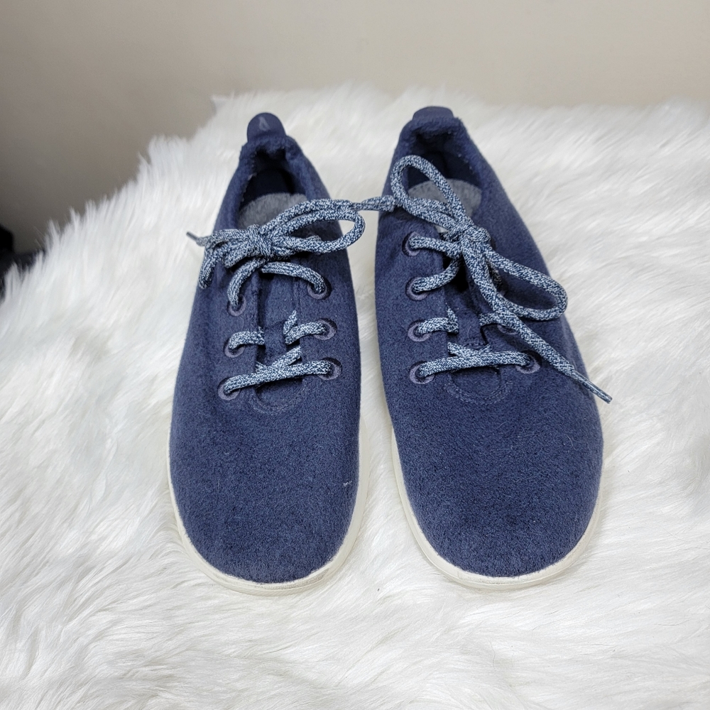 Allbirds women's wool runners sneakers navy blue size 9